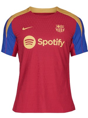 Barcelona maglia versione giocatore speciale rossa uniforme da calcio abbigliamento sportivo da uomo kit da calcio maglietta superiore 2024-2025