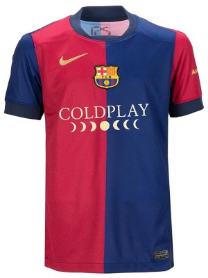 FC Barcelona x maglia da calcio coldplay home uniforme da calcio uomo prima maglia da calcio top maglietta sportiva 2024-2025