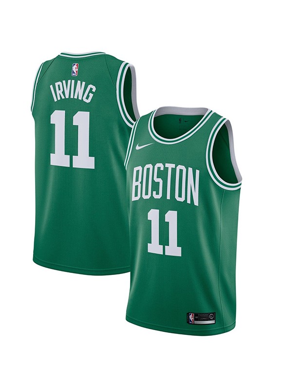 Boston Celtics 11 Kyrie Irving maglia 75a divisa da basket città verde swingman kit in edizione limitata 2022