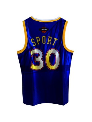 Golden State Warriors 30 maglia sportiva da basket uniforme da basket swingman bluekit maglia in edizione limitata 2022