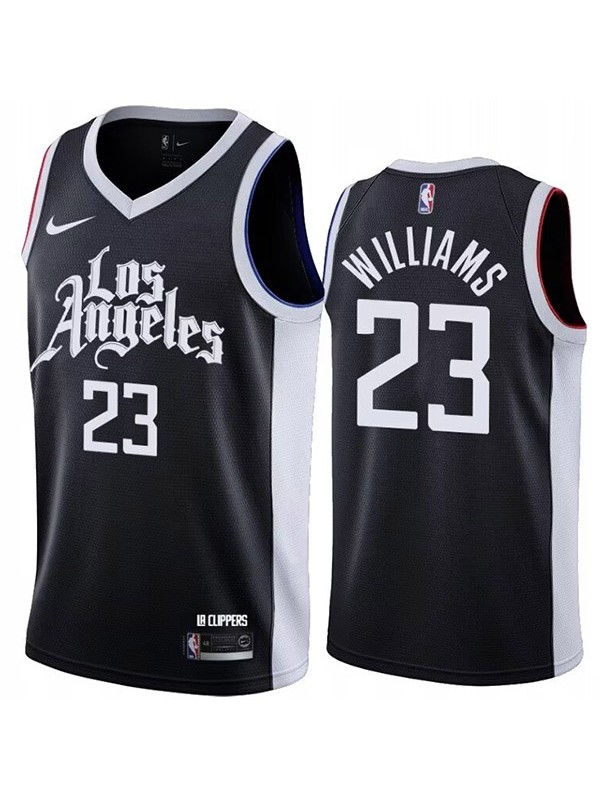 Los Angeles Clippers Louis Williams 23 city edition jersey men's icon swingman black uniform basketball vest
