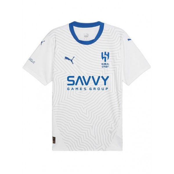 Al-Hilal Saudi FC maglia da trasferta uniforme da calcio per adulti maglia sportiva top seconda maglia da calcio maschile 2024-2025