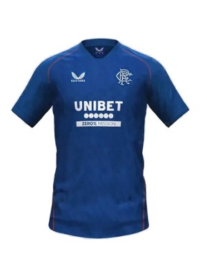 Rangers maglia da casa uniforme da calcio da uomo primo kit di abbigliamento sportivo da calcio top camicia sportiva 2024-2025