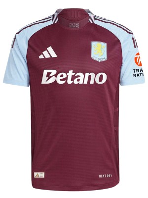 Aston villa maglia da calcio per la casa uniforme da calcio prima maglia da calcio da uomo top maglietta sportiva 2024-2025