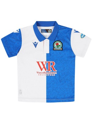 Blackburn Rovers Macron maglia da calcio per la casa uniforme da calcio prima maglia da calcio da uomo top maglietta sportiva 2024-2025