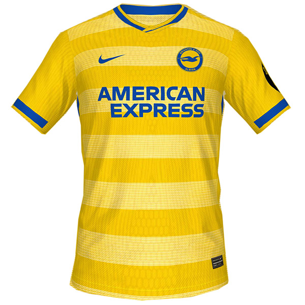 Brighton maglia da trasferta uniforme da calcio seconda maglia sportiva da calcio da uomo 2024-2025