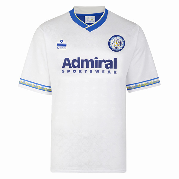 Leeds United prima maglia da calcio sportiva da uomo del home retrò jersey 1992-1993