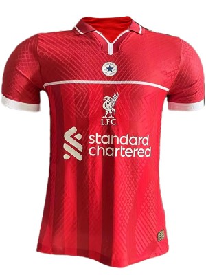 Liverpool maglia Converse All Star divisa da calcio rossa prima maglia sportiva da calcio da uomo 2024-2025