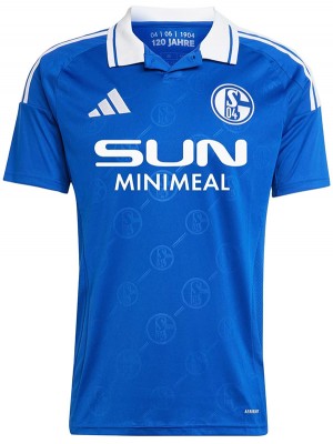 Schalke 04 maglia da calcio uniforme da calcio da uomo prima maglia da calcio top maglietta sportiva 2024-2025