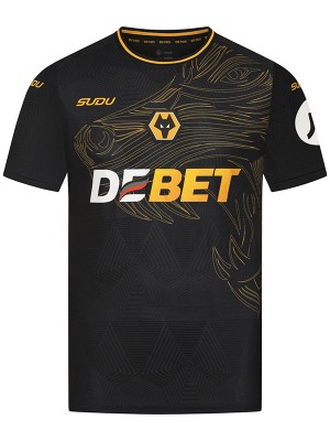 Wolverhampton Wanderers maglia da trasferta uniforme da calcio seconda maglia da calcio sportiva da uomo top shirt 2024-2025