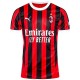 AC milan maglia da casa uniforme da calcio prima maglia sportiva da calcio da uomo 2024-2025