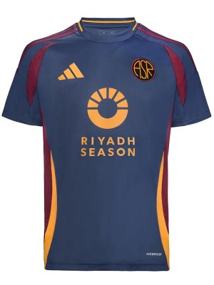 AS roma terza maglia uniforme da calcio uomo terza maglia da calcio sportiva top shirt 2024-2025