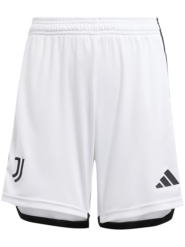 Juventus maglia da trasferta pantaloncini da uomo secondo abbigliamento sportivo da calcio uniforme da calcio pantaloni da camicia 2023-2024