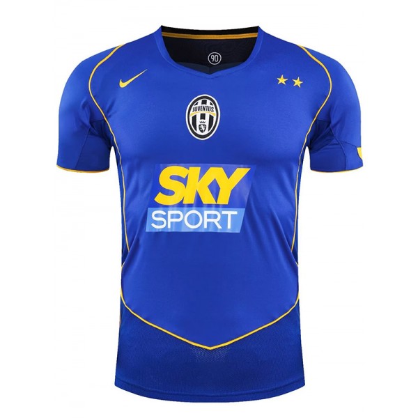 Juventus maglia retrò da trasferta divisa da calcio vintage seconda maglia sportiva da calcio da uomo 2004-2005