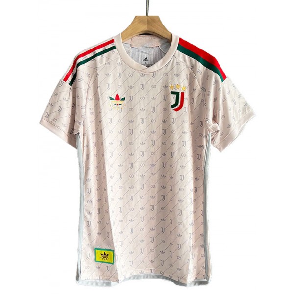 Juventus maglia originale in edizione speciale Guc divisa da calcio giallastra da uomo kit da calcio maglia sportiva 2024-2025