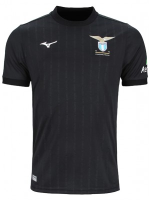 Lazio maglia da calcio per l'abbigliamento sportivo da uomo nera dell'uniforme da calcio del 50° anniversario della maglia sportiva 2024