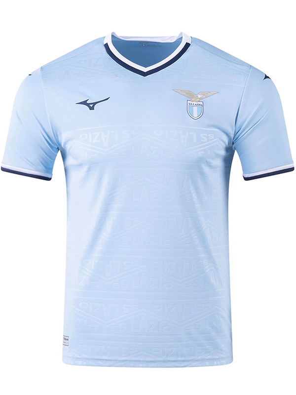 Lazio maglia da casa uniforme da calcio per adulti maglia da calcio prima divisa sportiva da uomo 2024-2025