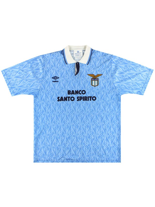 Lazio maglia storica da casa seconda maglia da calcio da uomo divisa da calcio 1991-1992