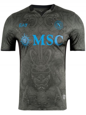 SSC Napoli terza maglia uniforme da calcio uomo terza maglia da calcio abbigliamento sportivo top shirt 2024-2025