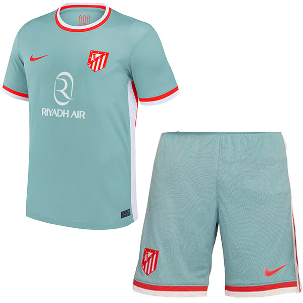 Atletico de Madrid kit per bambini in trasferta maglia da calcio per neonati seconda maglia da calcio per bambini divise giovanili 2024-2025