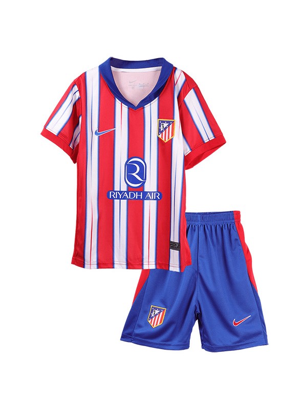 Atlético de Madrid maglia da calcio per bambini kit da calcio per bambini prima maglia da calcio mini uniformi per ragazzi 2024-2025