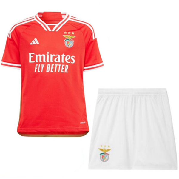 Benfica maglia da calcio per bambini da casa kit da calcio per neonati prima maglia da calcio per bambini uniformi giovanili 2024-2025