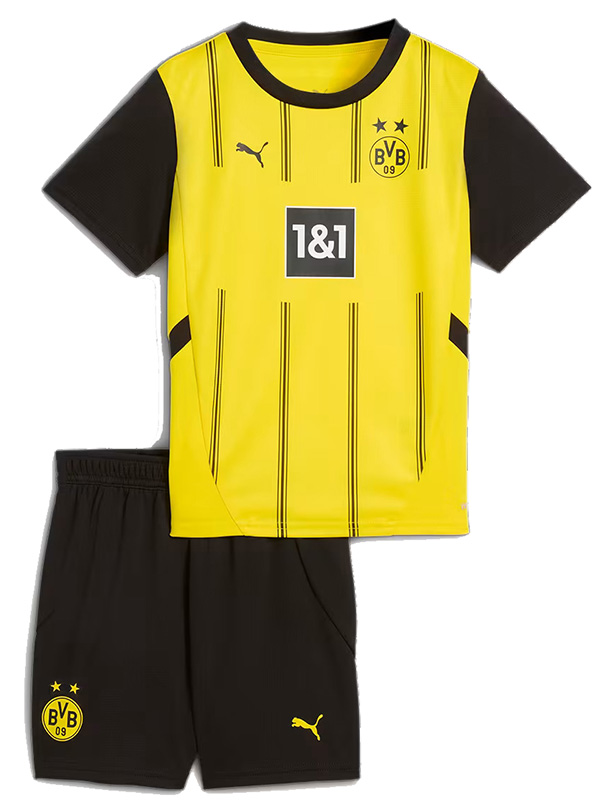 Borussia Dortmund kit per bambini da casa maglia da calcio per neonati maglia da calcio per bambini prima divisa da calcio mini uniformi per giovani 2024-2025