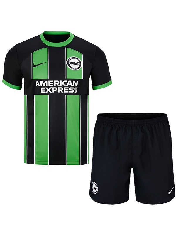 Brighton maglia da trasferta kit da calcio per bambini seconda mini maglia da calcio divise giovanili 2023-2024