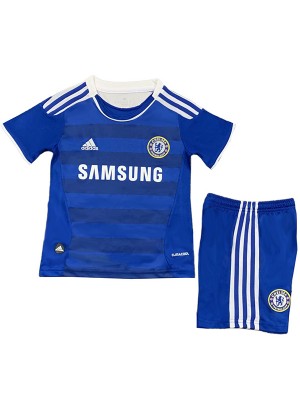 Chelsea maglia retrò per bambini di casa kit da calcio vintage prima mini maglia da calcio per bambini divise giovanili 2011-2012