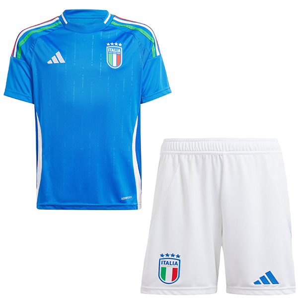 Italy maglia da casa per bambini kit da calcio per bambini prima mini maglia da calcio uniformi giovanili 2024-2025