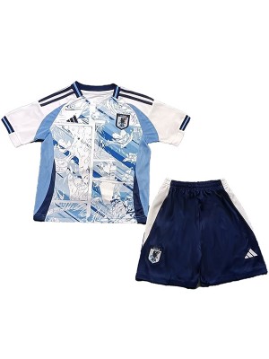 Japan kit speciale per bambini kit da calcio dragon ball seconda maglia da calcio per bambini divise giovanili 2024-2025