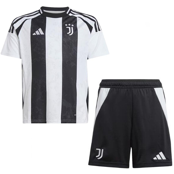 Juventus maglia da casa per bambini kit da calcio per bambini prima mini maglia da calcio uniformi giovanili 2024-2025