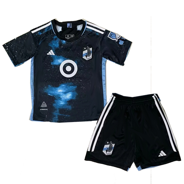 Minnesota United maglia da casa per bambini kit da calcio per bambini prima mini maglia da calcio uniformi giovanili 2024-2025