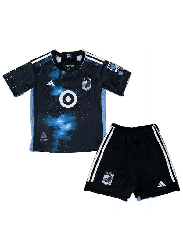 Minnesota United maglia da casa per bambini kit da calcio per bambini prima mini maglia da calcio uniformi giovanili 2024-2025