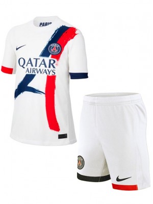 Paris saint germain bambini in trasferta maglia kit per da calcio per neonati seconda maglia da calcio per bambini divise giovanili 2024-2025