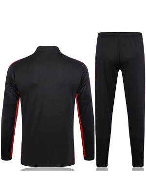 Jordan paris saint-germain tracksuit soccer suit sports set zipper-necked black uniform men's clothes football training kit 2024