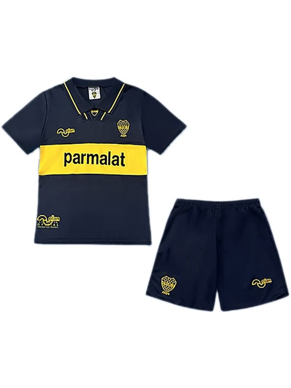 Boca juniors home kids kit children retro jersey 1993-1994