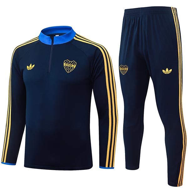 Boca juniors tracksuit mens navy blue training kit 2026-2027