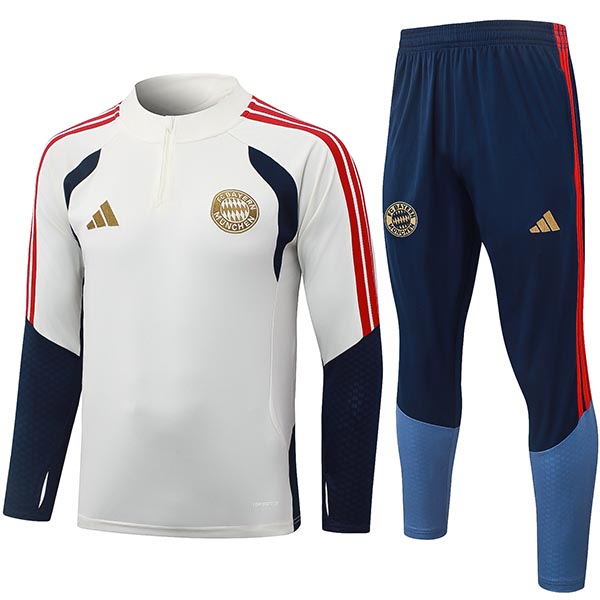 Bayern munich tracksuit mens white navy training kit 2026-2027
