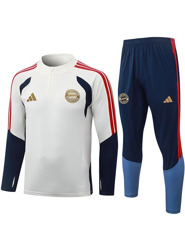 Bayern munich tracksuit mens white navy training kit 2026-2027