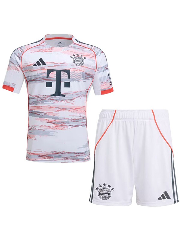 Bayren munich away kids kit childrens jersey 2025-2026