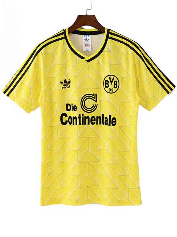 Borussia dortmund home jersey mens retro shirt 1988-1989