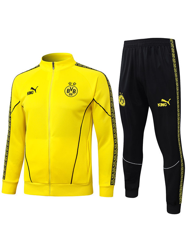 Borussia Dortmund jacket mens yellow training tracksuit 2025-2026