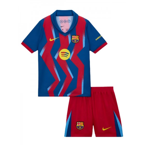 Barcelona fourth kids kit childrens jersey 2025-2026