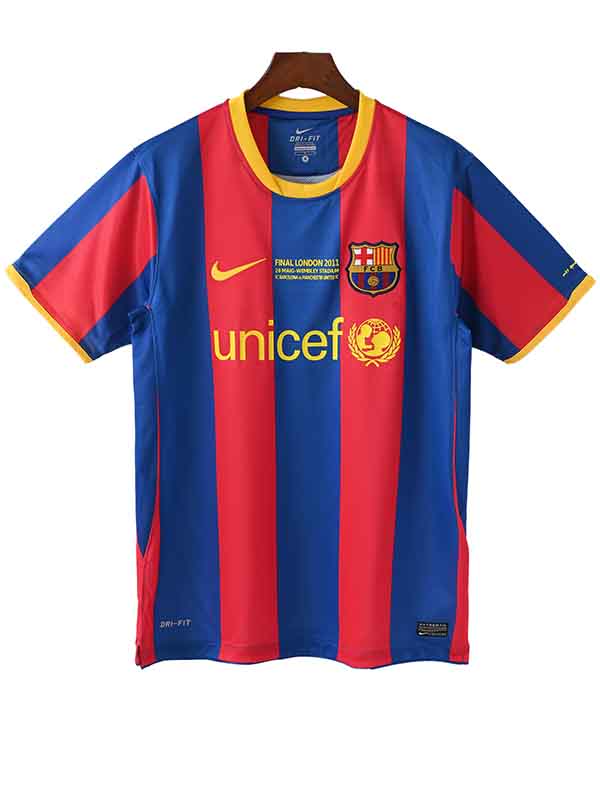 Barcelona home jersey mens retro shirt 2010-2011