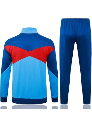 Barcelona jacket mens light blue training tracksuit 2025-2026