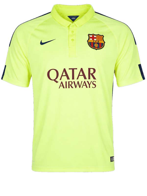 Barcelona third retro jersey mens soccer shirt 2014-2015