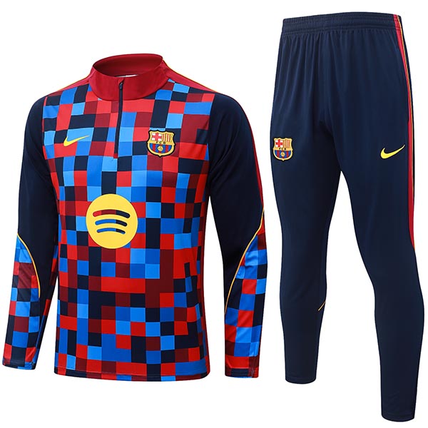 Barcelona tracksuit mens red navy training kit 2026-2027
