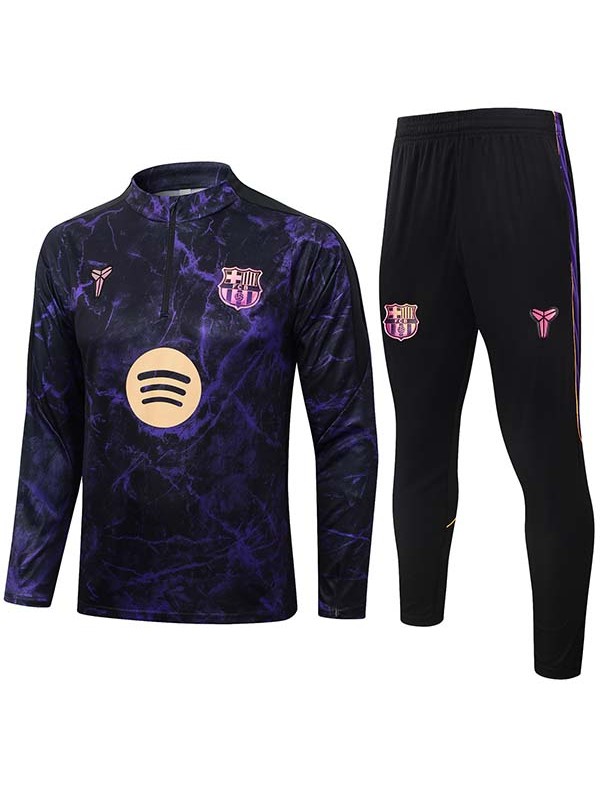 Barcelona tracksuit mens training black purple kit 2026-2027