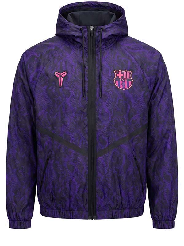 Barcelona windbreaker hoodie jacket mens purple tracksuit 2026-2027
